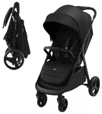 Cărucior de vară pentru bebeluși KinderKraft - Rine, Classic Black