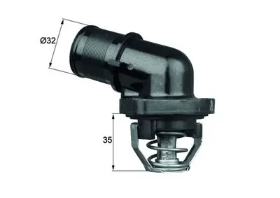 Termostat Lichid Racire (89 C) Potrivit Citroen Berlingo, Berlingo Minivan, C2, C2 Enterprise, C3 I, C3 Pluriel, Jumper I, Nemo, Nemo Minivan, Saxo, Xsara; Fiat Ducato, Fiorino 1.1-2.8d 04.93