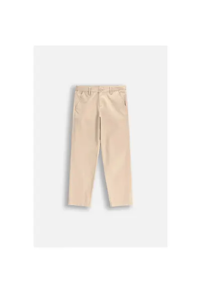 Pantaloni copii - bumbac - bej