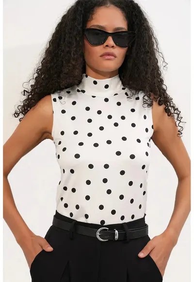 Body - Fitted Half Turtleneck - casual - multicolor - 95% viscoza - 5% lycra