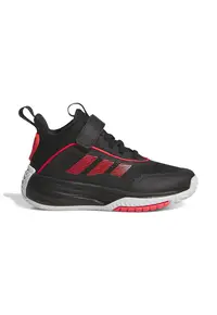 Pantofi Own The Game 3.0 cu bareta velcro pentru baschet - Negru/Rosu vermillion