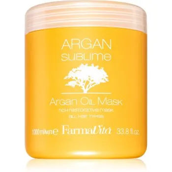 FarmaVita Argan Sublime masca de par cu efect de regenerare si hidratare