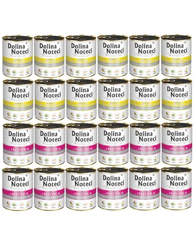 DOLINA NOTECI Mix pui și curcan Premium hrană câine 24x800g