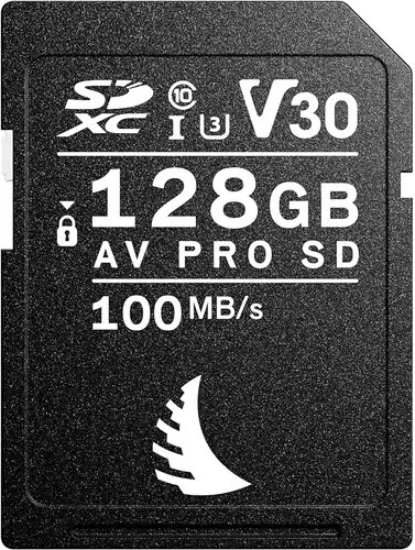 Card de memorie Angelbird - AV PRO V30, 128GB, SDXC, C10