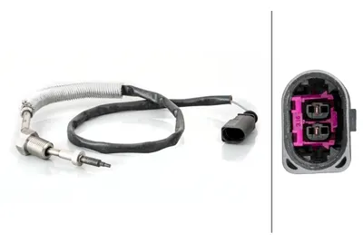 Senzor Temperatura Evacuare (inainte Turbo) Audi A3, Q2, Q3, Tt; Seat Ateca, Leon, Leon Sc, Leon St, Tarraco; Skoda Karoq, Kodiaq, Octavia Iii, Superb Iii; Vw Arteon, Golf Alltrack Vii 2.0d Dupa 2012
