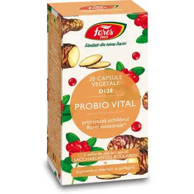 Probio Vital D128, 20 capsule, Fares