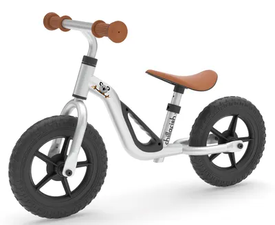 Bicicletă de echilibru Chillafish Charlie - Argintie