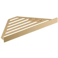 Etajera de colt pentru gel de dus baie culoare bronz periat Hansgrohe AddStoris 41741140