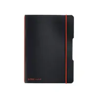 Caiet My.Book Flex A5, 40file, Herlitz negru, matematica
