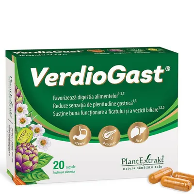 VerdioGast, PlantExtrakt | 20 capsule