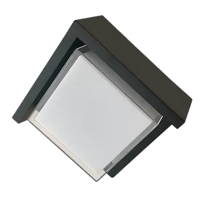 Aplica Led de Perete Grf341 10w 4000k Ip44 Negru