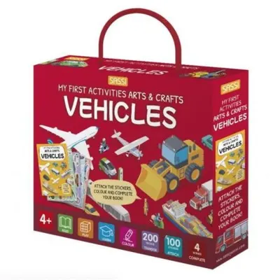 Primul set de arta & lucru manual - vehicule