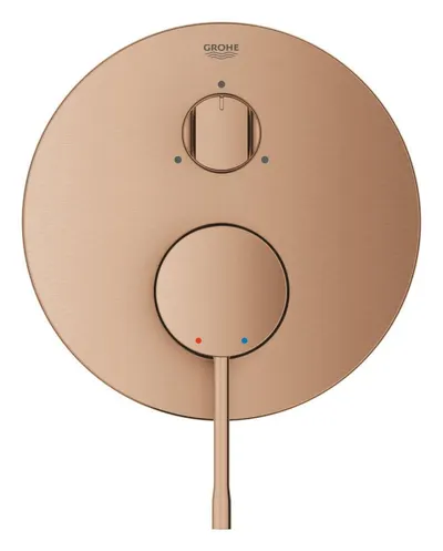 Unitate comanda Grohe Essence 24092DL1, 1/2 inch, 3 iesiri, necesita valva, mat, Cupru