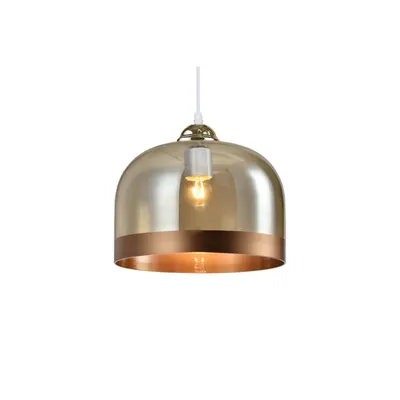 Lampa tavan - Ceiling fixture LATI,7146,AC220-240V,50/60Hz,1*E27, IP20, Diameter 23,5 CM,single, amber