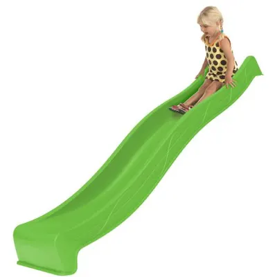 Tobogan HDPE S line 2.9m Lime green duza apa