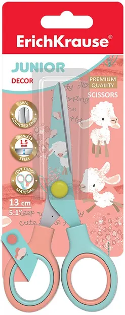 Foarfecă Erich Krause Junior Decor - Curly Sheep, 13 cm