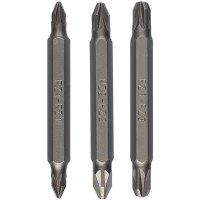 Set 3 biti dubli pentru insurubare, Bosch 2609255962, 60 mm