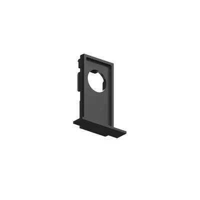 Accesoriu corp de iluminat Ego end cap recessed trim con foro Negru