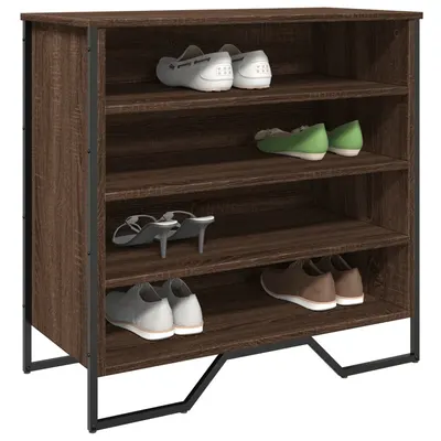 Gossi pantofar, stejar maro, 80x38x78 cm, lemn prelucrat