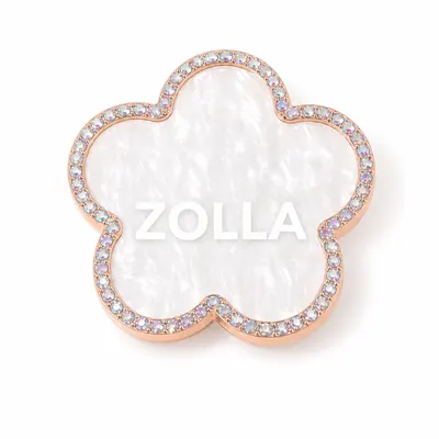Paletă Pictură Zolla Tip Floare cu Cristale pentru Nail Art, Manichiură și Amestec Culori