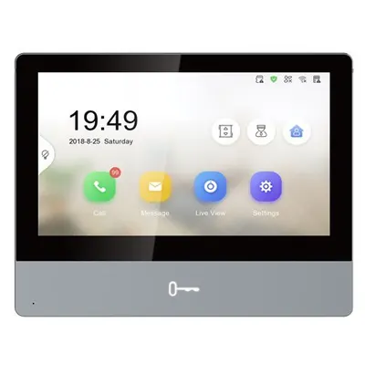 Videointerfon color Hikvision DS-KH8350-WTE1/EU, Wi-Fi, 128 MB, post interior