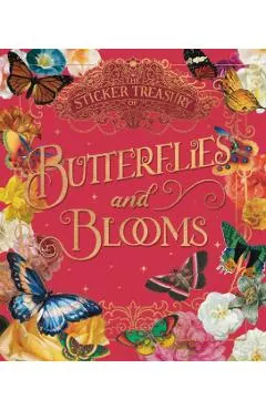 Sticker Treasury of Blooms and Butterflies