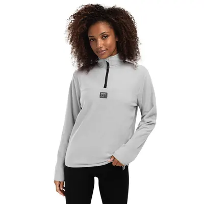 Pulover fleece subțire pentru femei Limestone-W Gri Perlat