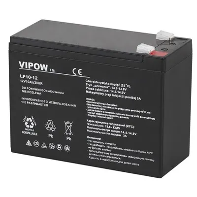 Acumulator Stationar AGM Vrla 12V 10AH Vipow BAT0215