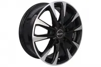 Janta aluminiu 6,5x16, 5x114,3, CH 76, ET: 50; potrivit MERCEDES CLA (C117), S (W126); DACIA DUSTER, DUSTER SUV 03.84- MAK Main Black Mirror