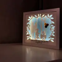 Tablou luminos Parinti si copii 024