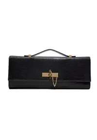 Geanta crossbody din piele ecologica Rouc - Negru