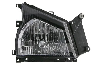 Far Dreapta (H4, manual, fara motoras, culoare insert: argintiu) potrivit ISUZU ELF