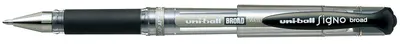 Gel roller Uniball Signo Board – Negru, 1.0 mm