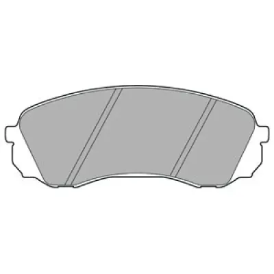 Set placute frana, frana disc DELPHI LP2094