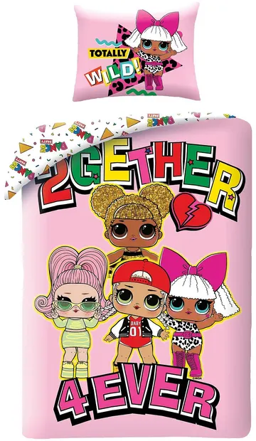 Set dormitor copii Halantex - L.O.L. Surprise, 2gether 4ever