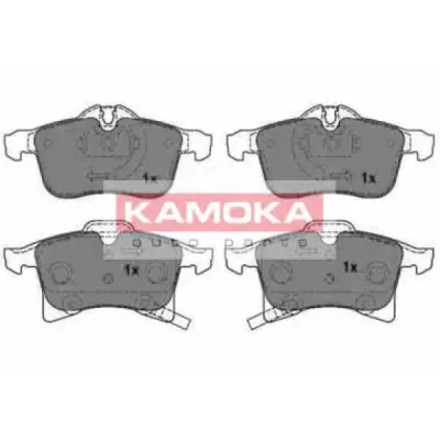 Set placute frana, frana disc KAMOKA JQ1013280