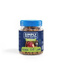 SIMPLY FROM NATURE Smart Bites Snackuri pentru caini, mistret 130 g