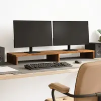 vidaXL Suport monitor, lemn vechi, 100x27x10 cm, lemn prelucrat