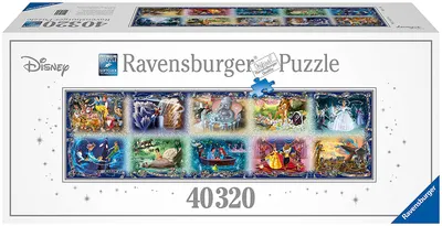 Puzzle panoramic Ravensburger din 40 320 de piese - Momente Disney de neuitat