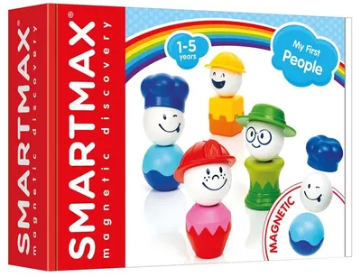 Figurine magnetice Smart Games - Primii mei oameni, 12 piese
