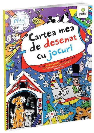 Cartea mea de desenat cu jocuri - Paperback brosat