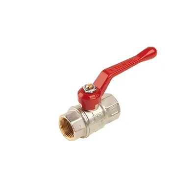 Robinet sfera pentru apa Uragano F/F 1/2'' cu maneta rosie