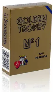 Cărți de joc flexibile Golden Trophy - spatele albastru