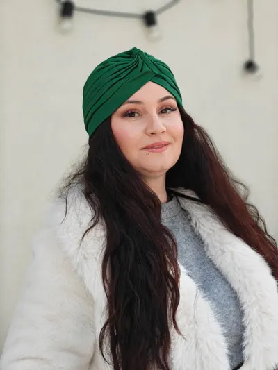 Turban Leyla - Verde Inchis