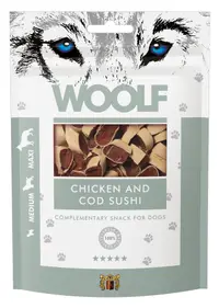 WOOLF DOG SNACKS Chicken and Cod Sushi 100g