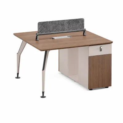 Birou operational Noblesse F1212B cu sertar si 2 locuri - H750mm x L1200mm x l1200mm