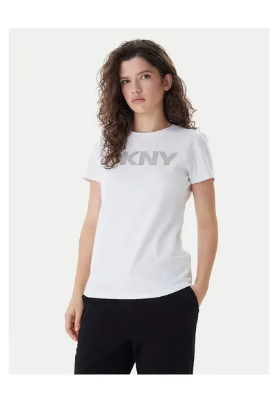 Tricou dama - bumbac/elastan - alb