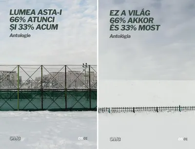 Lumea asta-i 66% Atunci și 33% Acum / Ez a világ 66% Akkor és 33% Most - Paperback brosat