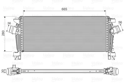 Compresor intercooler (fara valva EGR) potrivit CHEVROLET CRUZE; OPEL ASTRA J, ASTRA J GTC, ZAFIRA C 1.4-2.0D 12.09
