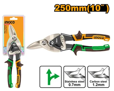 Foarfeca Tabla cu Sens de Taiere Dreapta INGCO HTSN0110R – 250mm